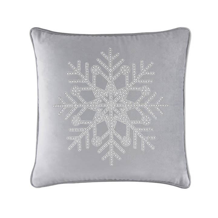 Sparkles Home - Wholesale Throw/Decorative Pillow - Rhinestone Snowflake Pillow39