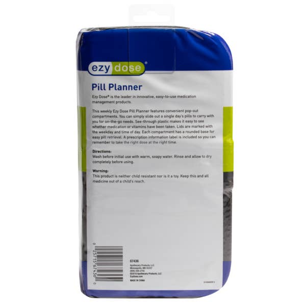 Apothecary Products LLC - Wholesale Pill Organizer - Ezy Dose® Medtime Planner® with Carrying Case