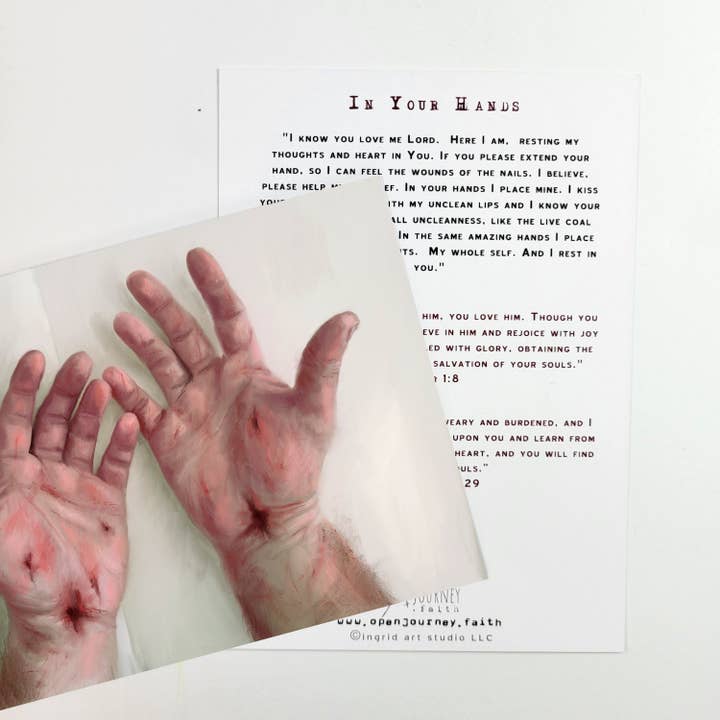 In Uw Handen - Gebedskaart voor wholesale door Open Journey