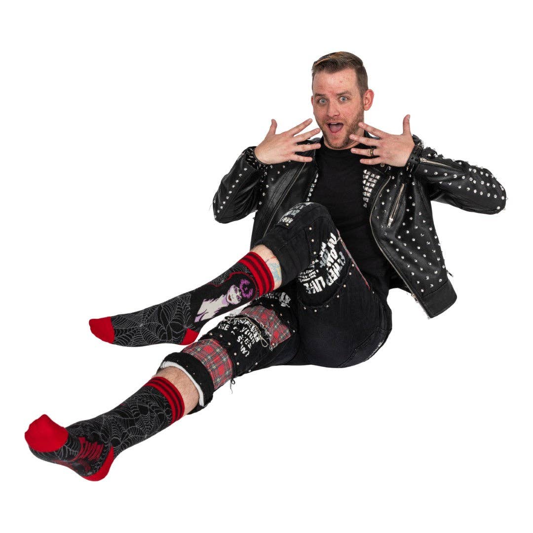FootClothes LLC – wholesale Socks – Unisex – Elvira Mistress of the Dark Crew Socks7