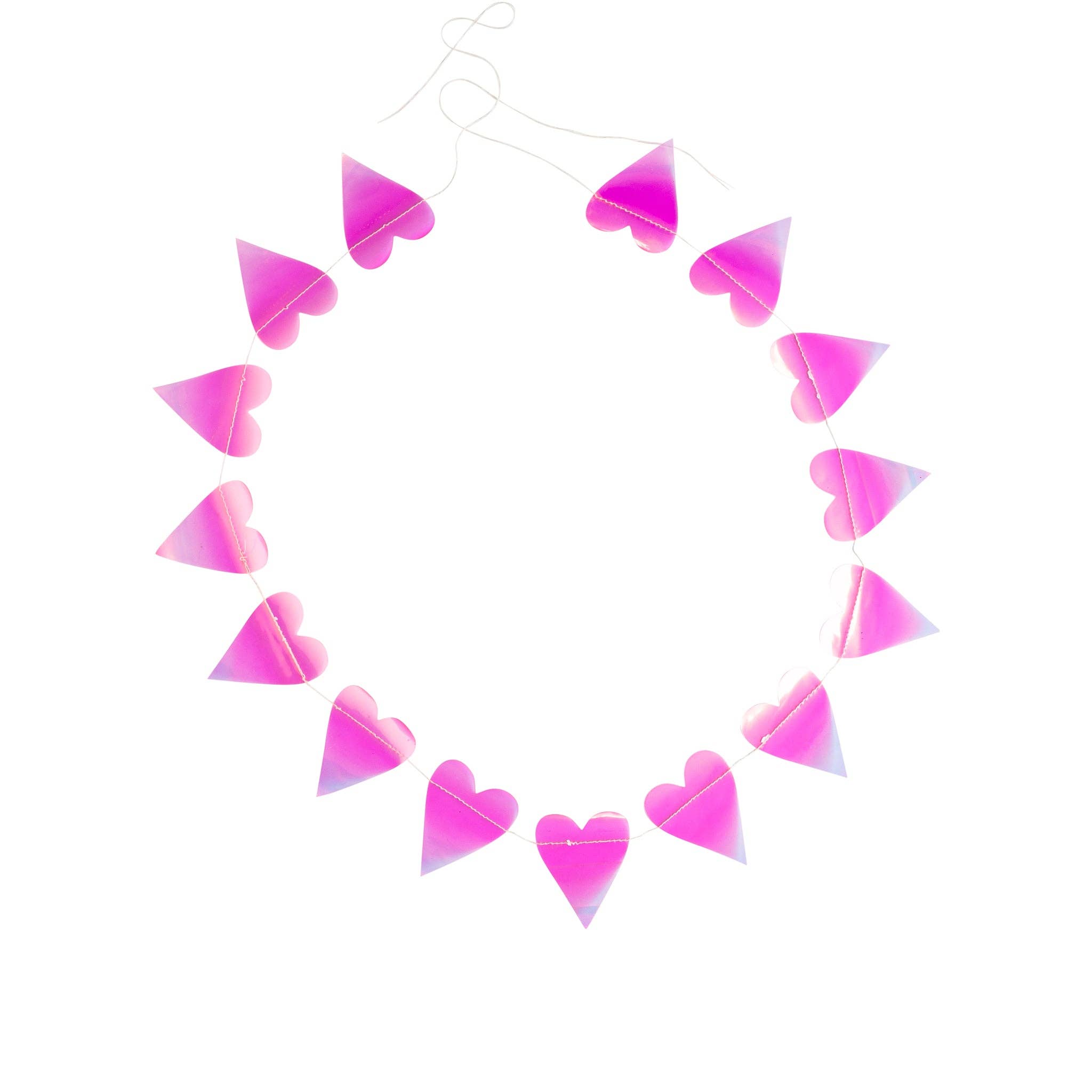 My Mind’s Eye – wholesale Partyskylt/-banderoll – VAL902 - Valentine skimrande hjärta banner3