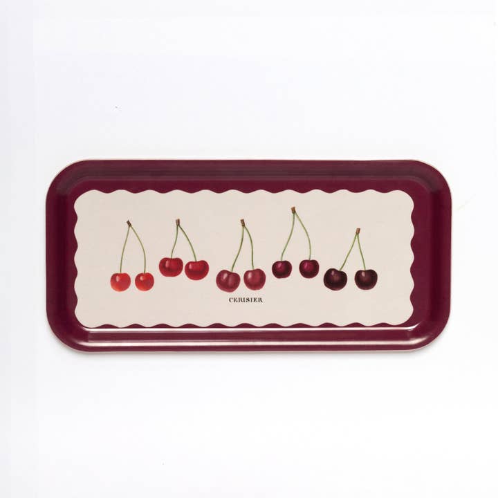Roomytown - Vendita all'ingrosso Vassoi decorativi - Vassoio Cherries in legno di betulla