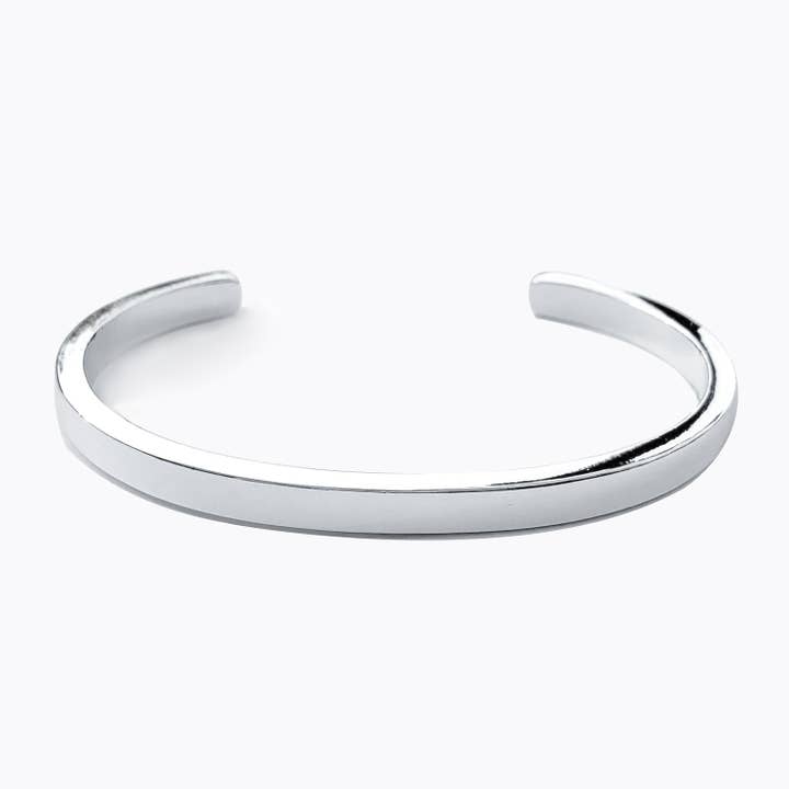 Wide Silver Cuff for wholesale by Beach'd