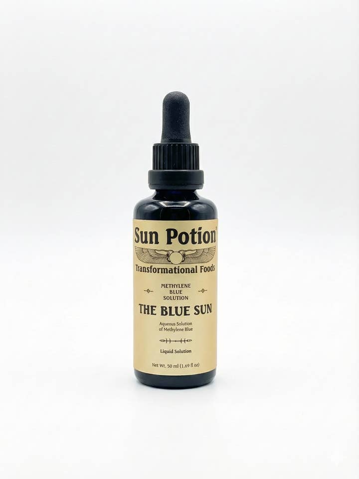 Le Soleil Bleu (Solution de Bleu de Méthylène) pour la vente par Sun Potion