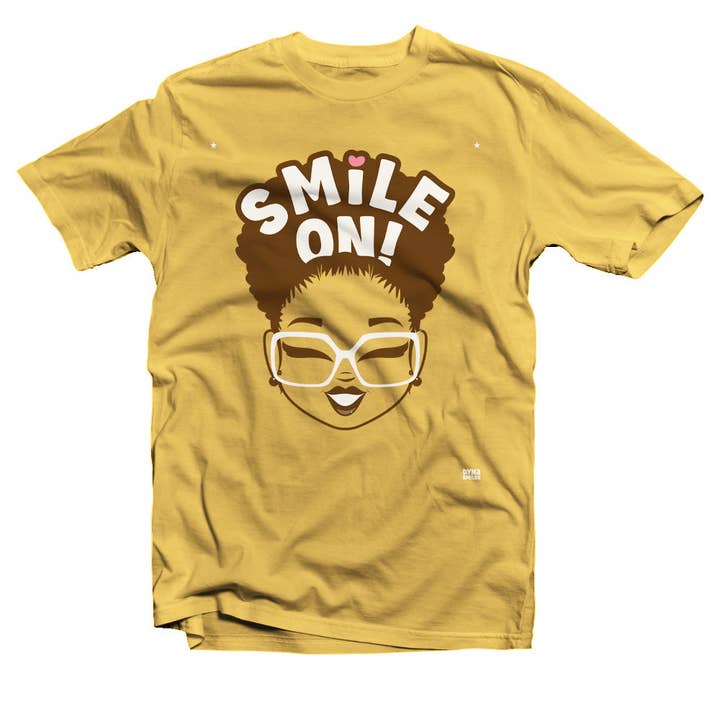 Smile On, Unisex T-Shirt for wholesale by The DynaSmiles Stationery