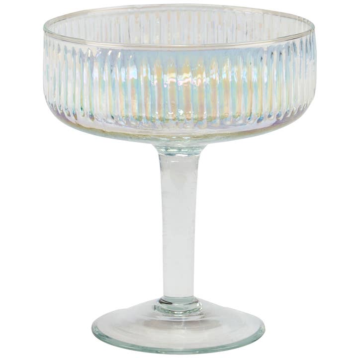 Ribbed Coupe Glass for wholesale by Primitives by Kathy
