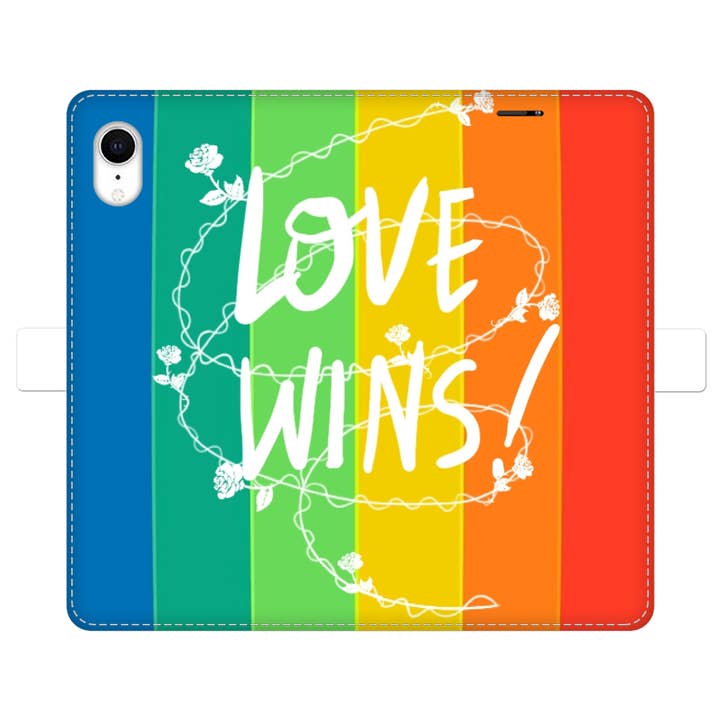 Capas carteira totalmente impressas Love Wins por atacado de IAKAM