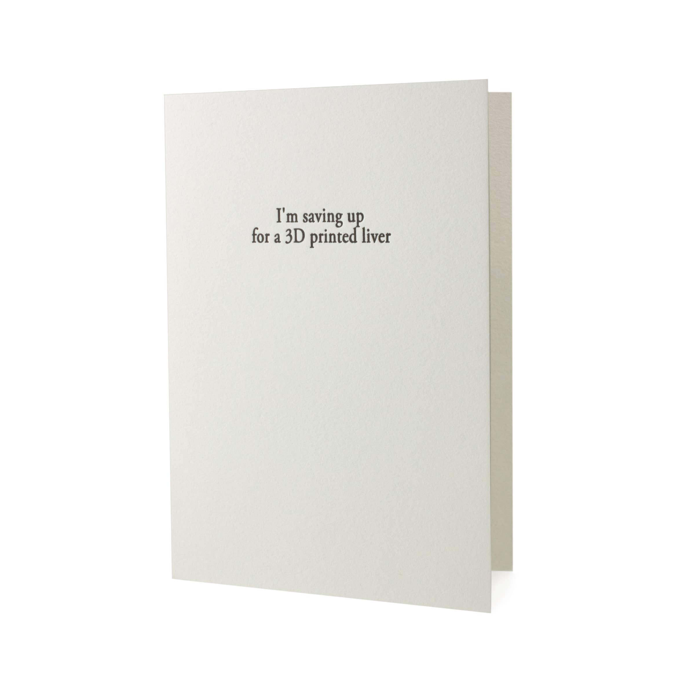 Hat Wig Glove Co. – wholesale Vardagliga hälsningskort – 3D tryckt lever boktryck kort0