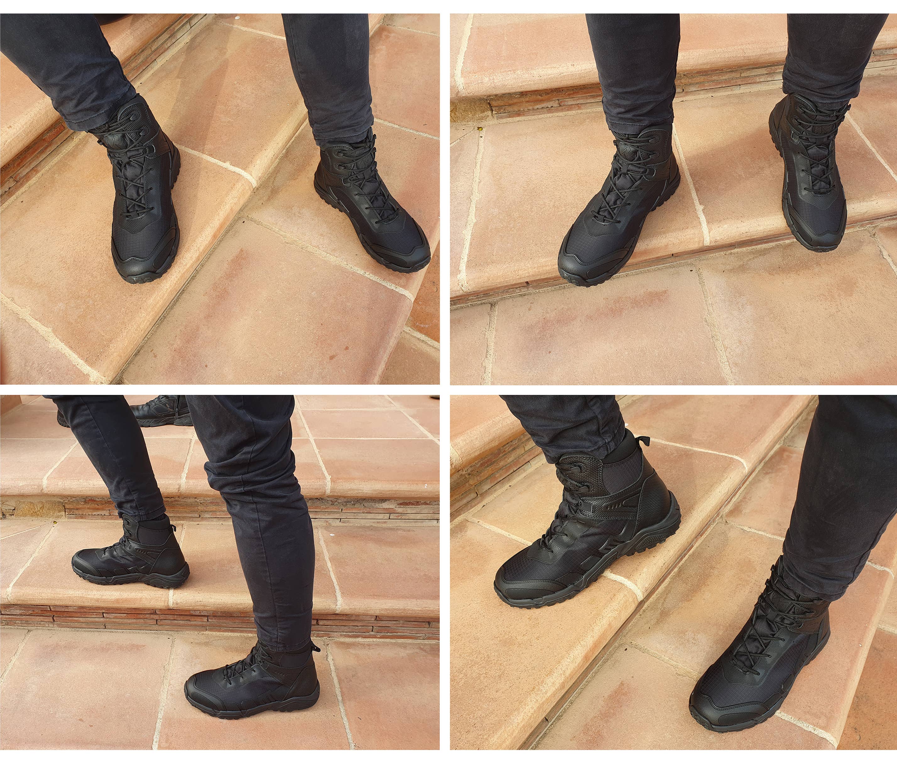 Ivedin - Wholesale Combat/Military Boots - Men's - CluCluC Insignia | Black Tactical Military Police Boots13