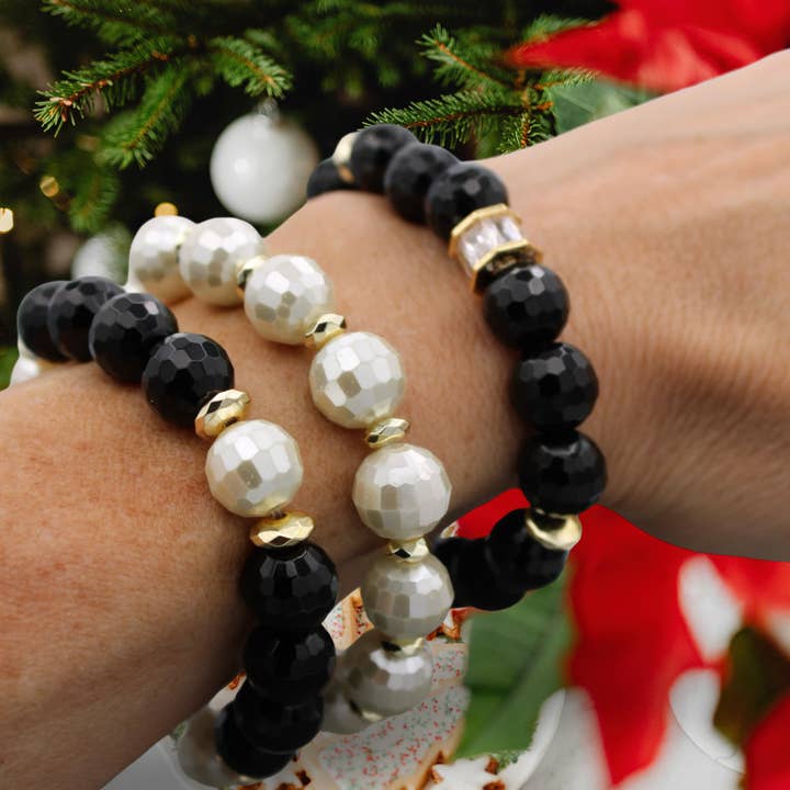 Traci's Beads - Wholesale Beaded Bracelet - Champagne Bracelet2