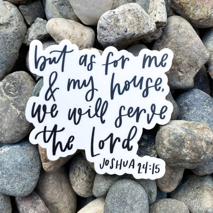 swaygirls - Vente Autocollant - Citations autocollants de verset bibliques | Décalque chrétien | Joshua 24:153