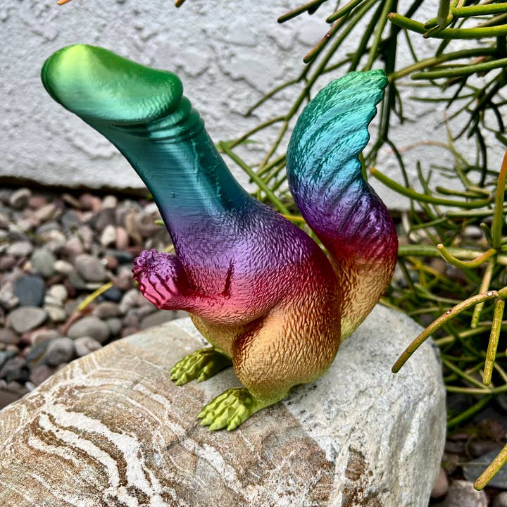 NumanPrints - Wholesale Gag gift/novelty gift - Dickhead Squirrel Holding His Nut Adult Dick Unicorn6