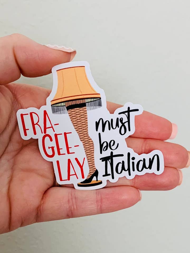 Lampa - En jul Story klistermärke/magnet för wholesale av Oily Graphic Creations