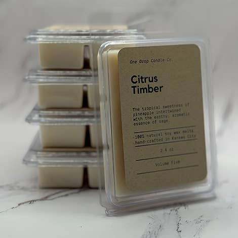 Citrus Timber - Wax Melt for wholesale by One Drop Candle Co.