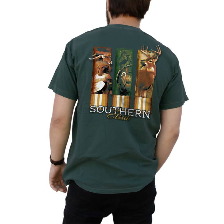 SHOTGUN TRIO – Shell Series Tee for wholesale by Southern Strut