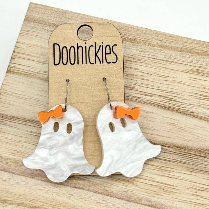 Mattie Ghost Earring Collection - Halloween Earrings for wholesale by Doohickies