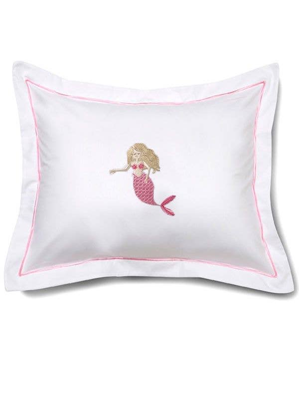 Baby Boudoir - Funda de almohada, diseño de sirena, color rosa para venta al por mayor de Jacaranda Living