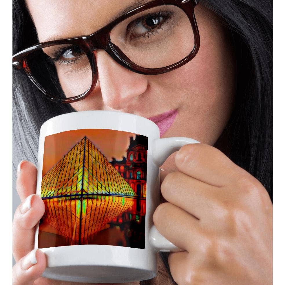 3dRose - Vendita all'ingrosso Tazza - 3dRose, Immagine del Louvre di un dipinto infuso di luce, Tazza9