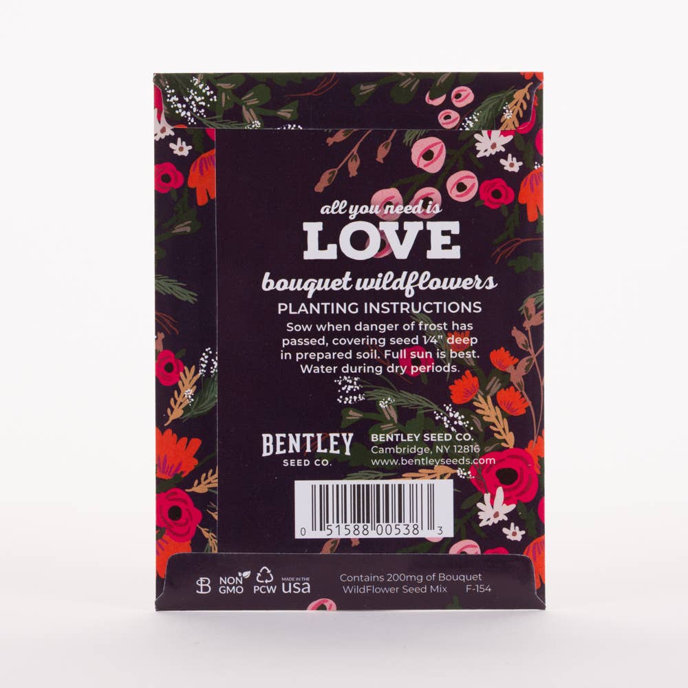 Bentley Seed Co. - Wholesale Love Card - All You Need Is Love Bouquet Wildflowers4