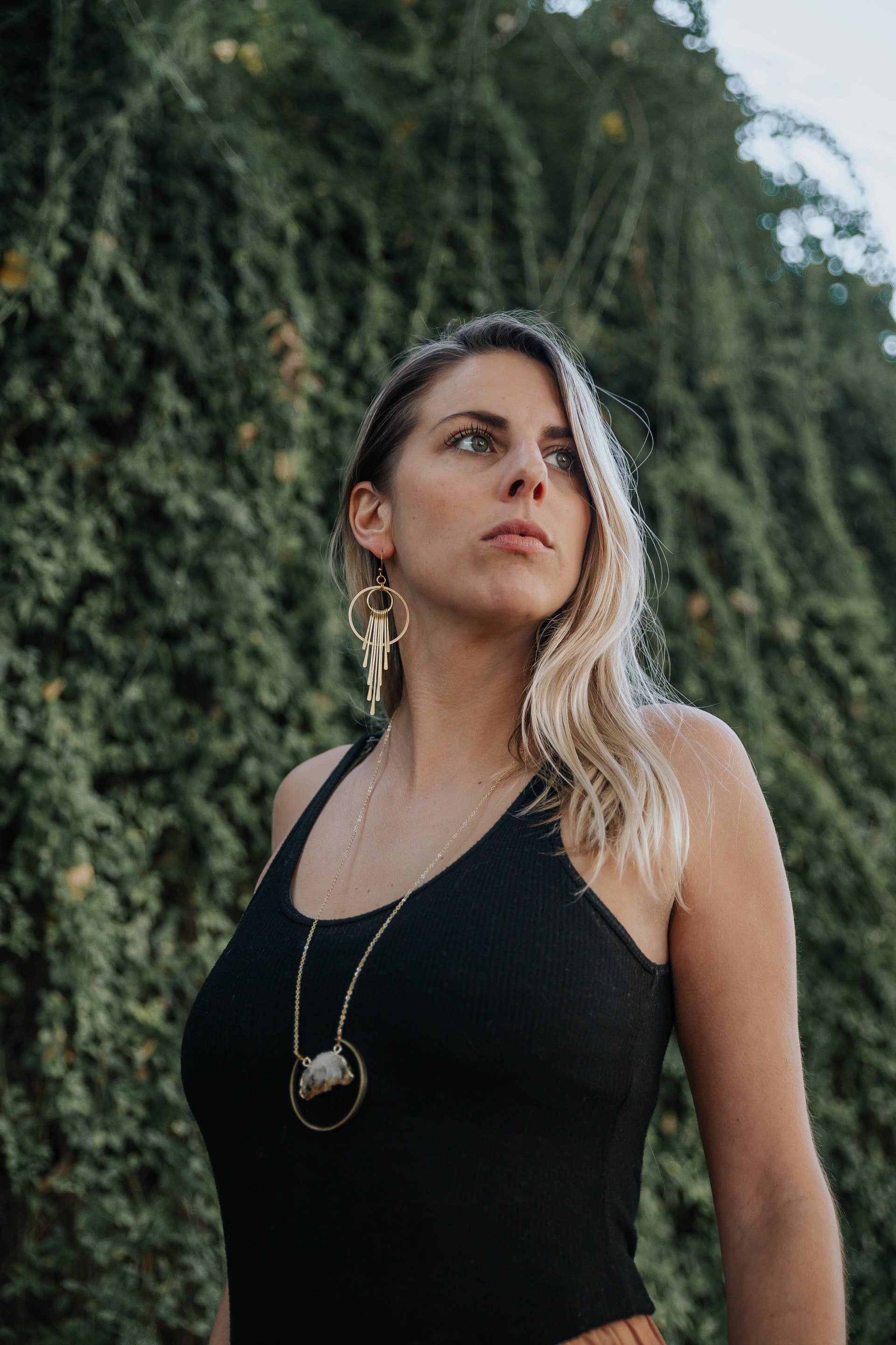 GeoMetricGem – wholesale Hänge-/berlockhalsband – Haddon Halsband ~ Raw Citrin Slice3