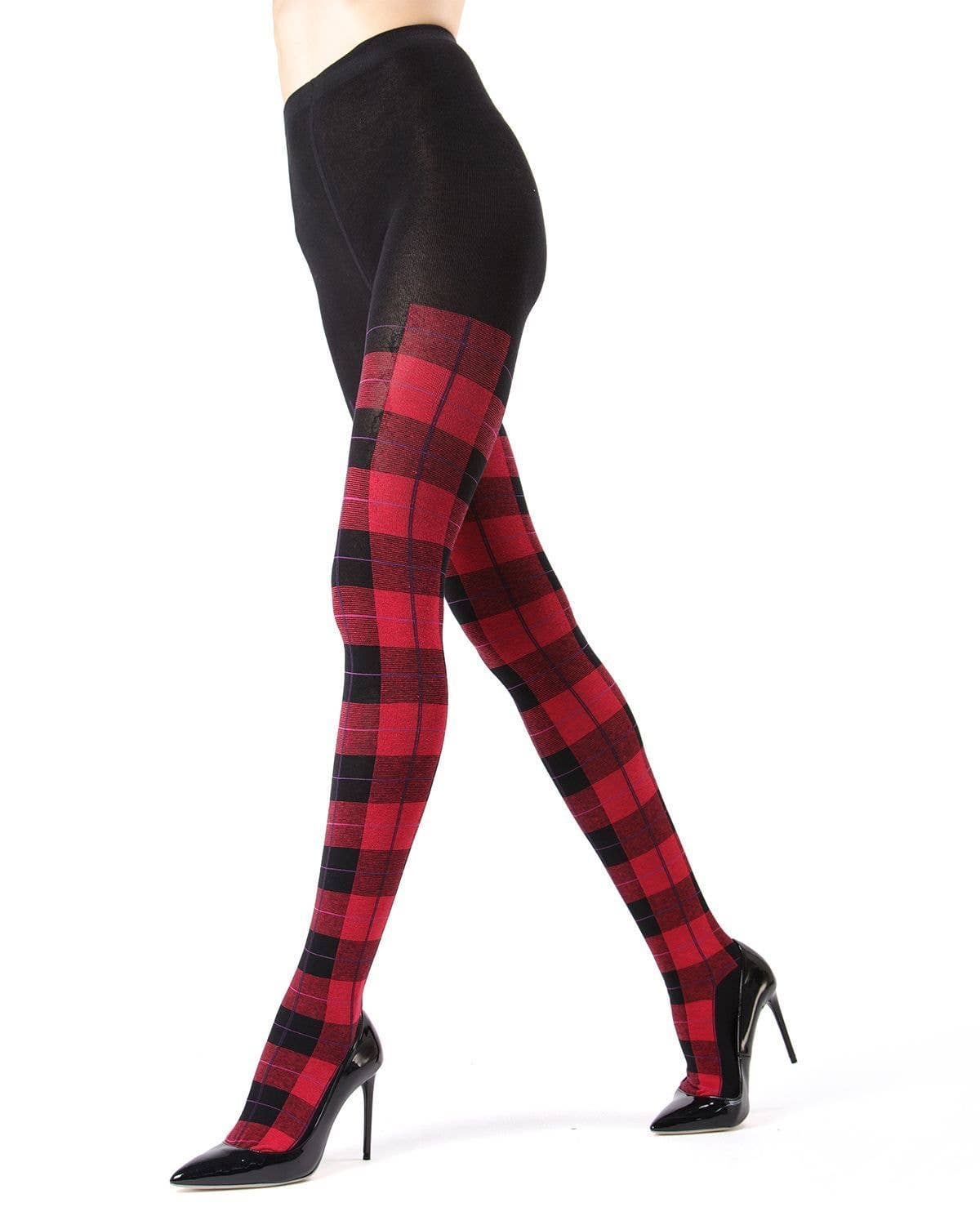 Infinity Classics International Inc. - Wholesale Tights - Women's - MeMoi Glasgow Plaid Sweater Tights12