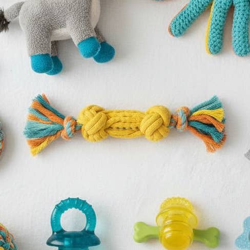 Brinquedo Interativo de Corda de Algodão com Nós para Cães por atacado de kapeit