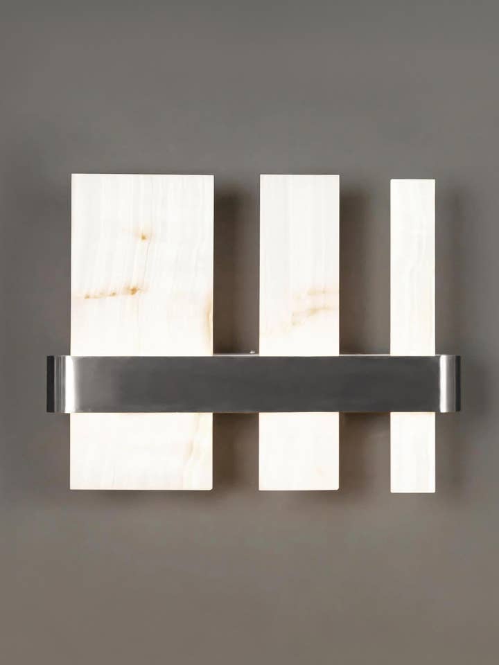 Aplique de Parede Ekho Marble Platinum por atacado de HEKA LIGHTING & TRADING LTD