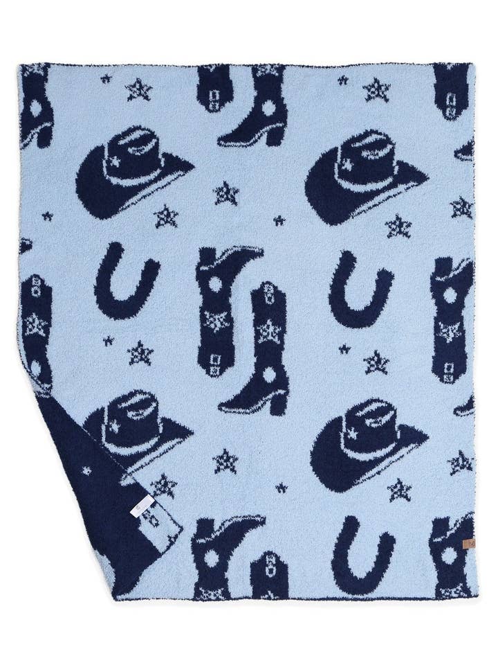 MiMi Wholesale - Wholesale Bedding Blanket - Kids & Baby - Super Lux Children's Cowgirl/Cowboy Bedding Blanket