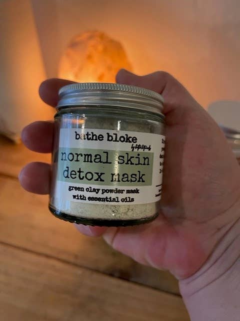 Green Clay detox face mask for wholesale by Bathe Botanicals