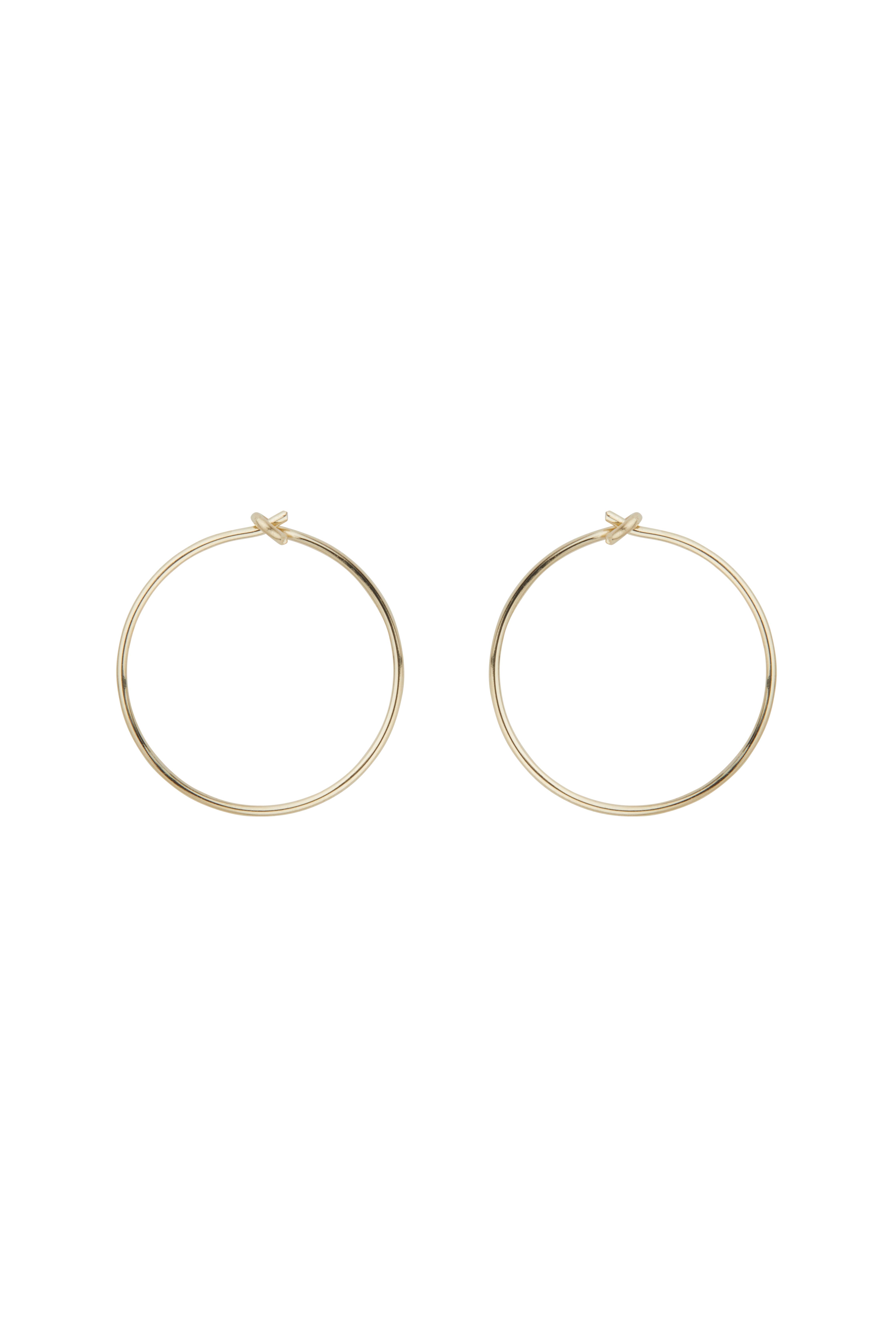 Mark Steel Jewelry - Wholesale Hoop Earrings - 22 Gauge Wire Hoop Earring Available in Sizes 9mm-18mm7