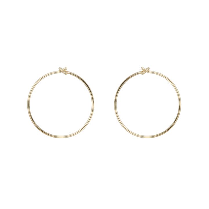 Mark Steel Jewelry - Wholesale Hoop Earrings - 22 Gauge Wire Hoop Earring Available in Sizes 9mm-18mm7