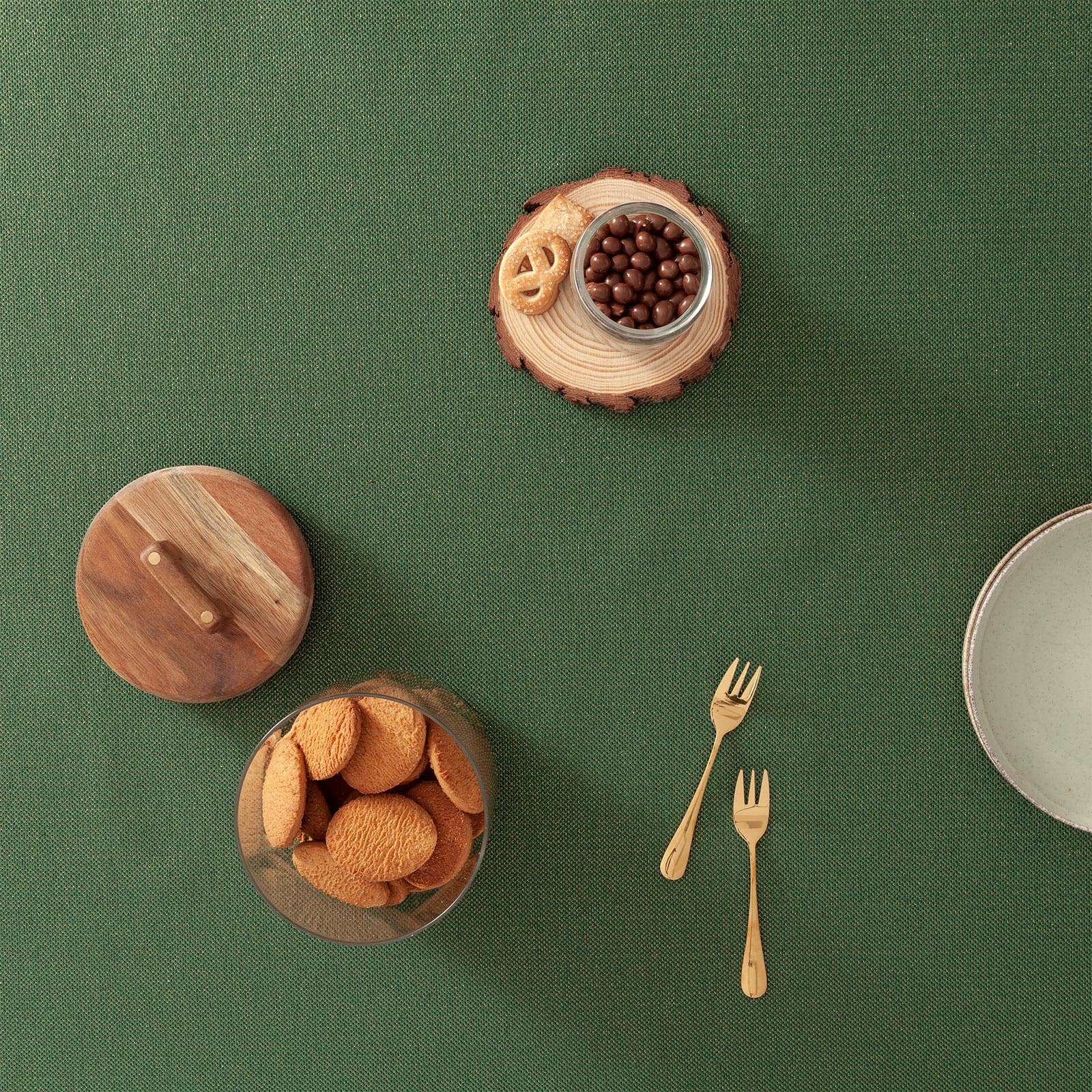 GAMUSI - Wholesale Table Runner - Christmas table runner jacquard cotton LIGHTS10