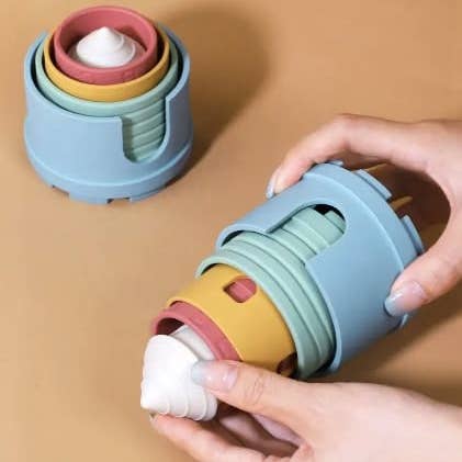 Janee Rose - Wholesale Stacking Rings Game - Baby - Montessori Educational Stacking Castle Toy