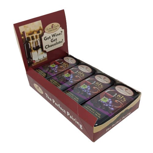 The San Francisco Chocolate Factory - Wholesale Chocolate Bar - 3oz Tin Wine Lover's Chocolate - Pairs with Syrah2
