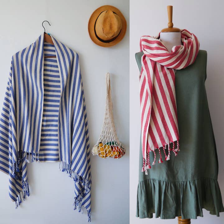 Mjuk bomull strand- och badhanddukar för wholesale av Living Roots