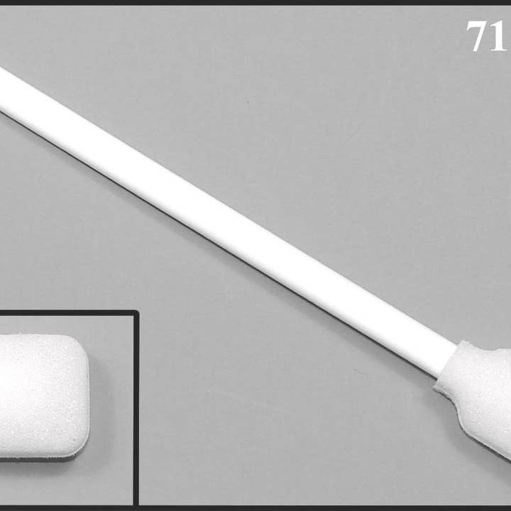 Swab-its - Vente Éponges de nettoyage - (Sachet de 50 écouvillons) 71-4500 : Écouvillon en mousse de 5,19” de longueur totale avec tête en mousse rectangulaire large et manche en polypropylène2