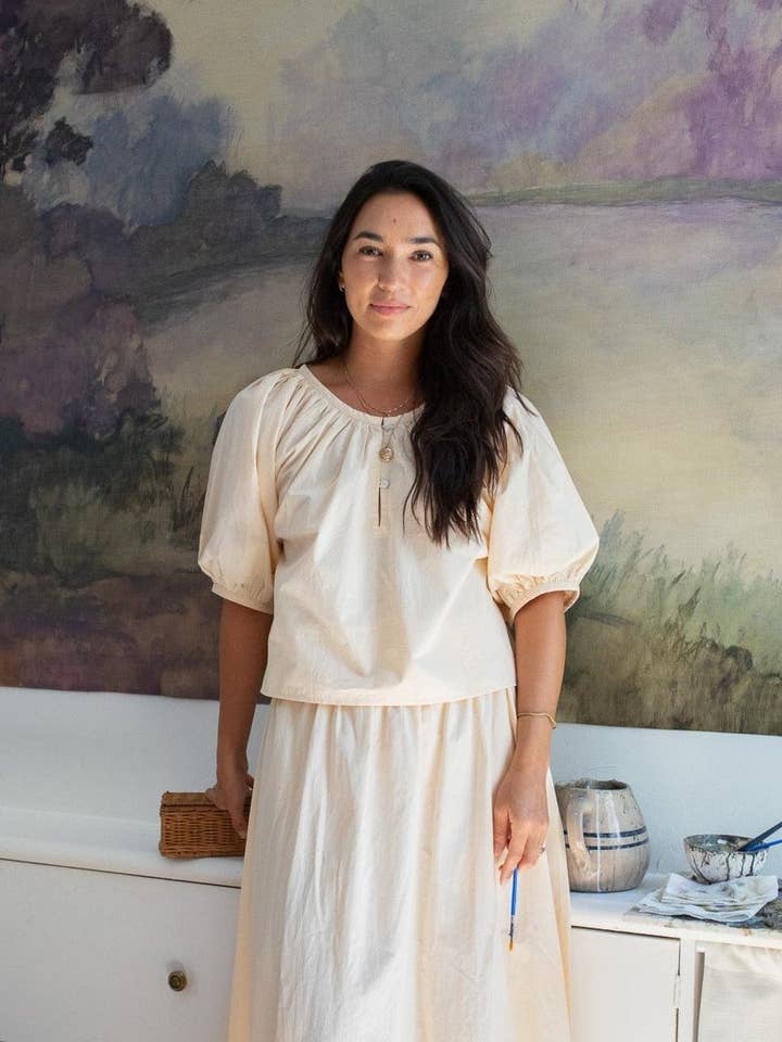 Flora Blouse for wholesale by Honest Cotton