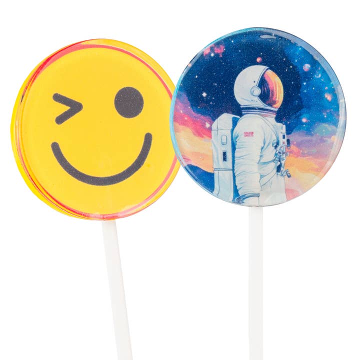 Sparko Sweets – wholesale Lollipop – Custom Lollipops - Round 1.75"