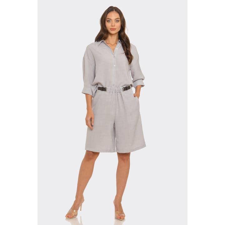 TAILORED EASE SHORTS SET for wholesale by Esmeray Clothing