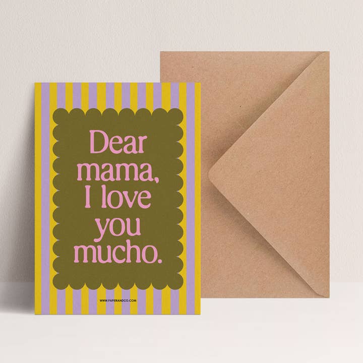Papier and Co. - Wholesale Mother's Day Card - Card - Dear Mama0