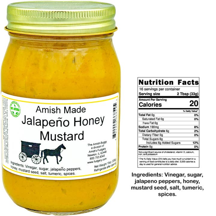 Arndt's Fudgery LLC - Wholesale Mustard - Amish Made Mustards Jar8