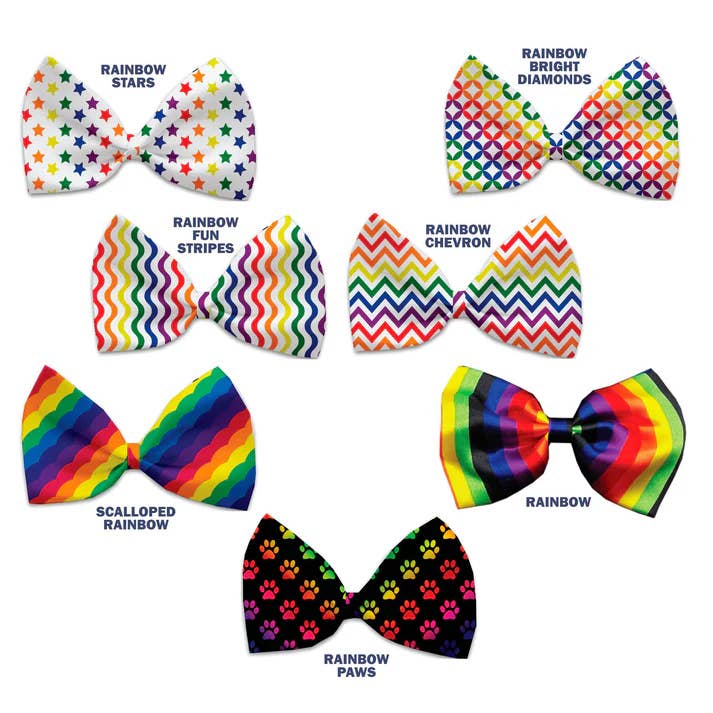 Mirage Pet Products - Wholesale Pet Bow Tie - Dog - Rainbow Collection Pet Bow Ties