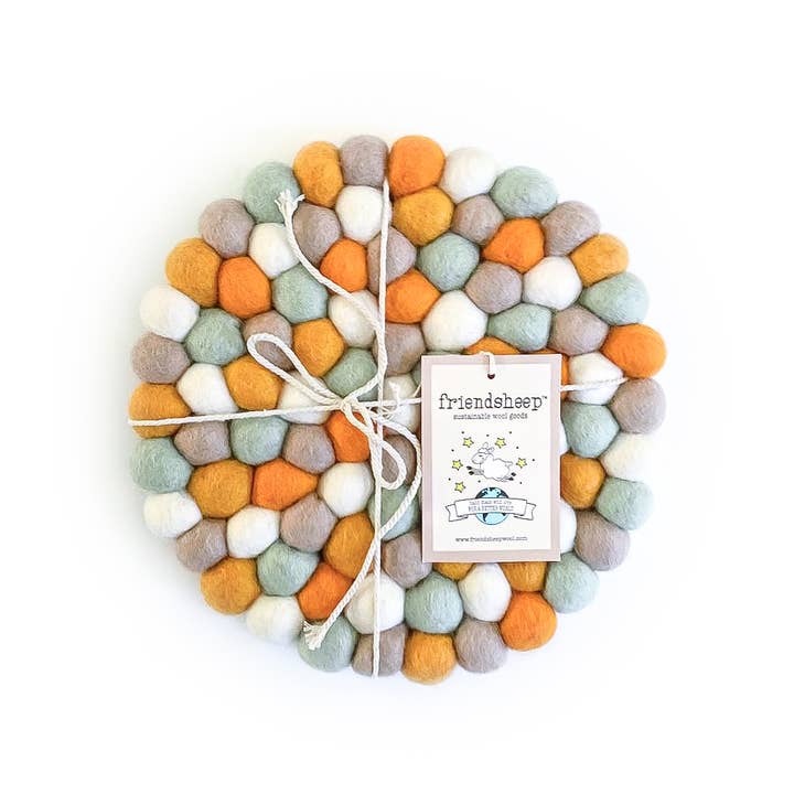 Pumpkin Patch Eco Coasters and Trivets for wholesale by Friendsheep