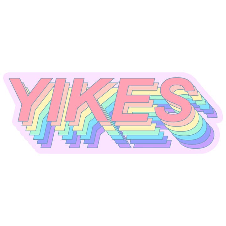 Yikes Sticker for wholesale by HackStickers