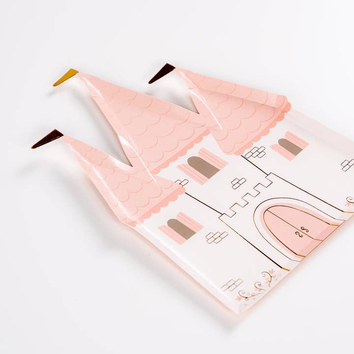 Gatherings by Curated Paperie – wholesale Disposable plate – PRN25-DP4-Princess Castle Shaped Plates5
