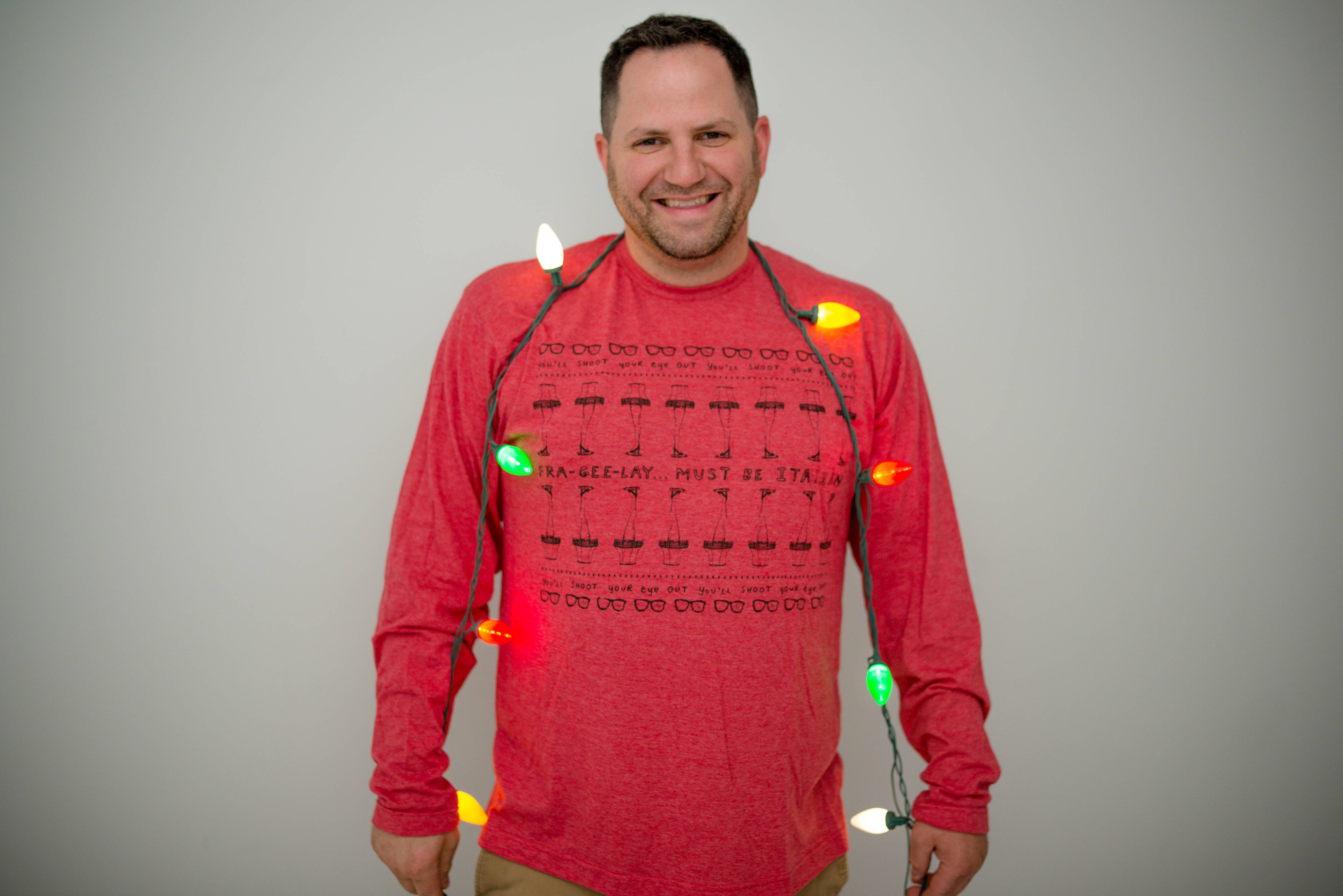 Megan Lee Designs - Wholesale Screen Printed T-Shirt - Unisex - Christmas Story : Unisex Long-Sleeve Tee Holiday1