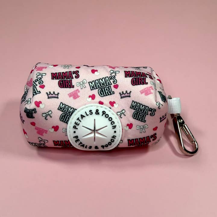 Mama's Girl Poop Bag Holder for wholesale by Petals & Pooch