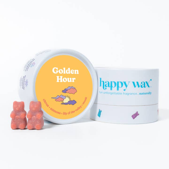 Derretedores de Cera Golden Hour 4 oz lata por atacado de Happy Wax