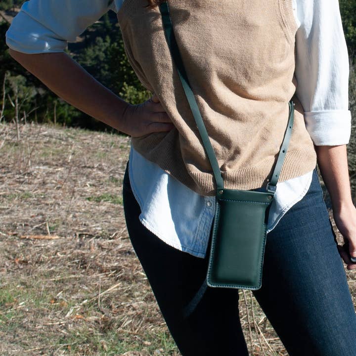 normal Behaviour - Wholesale Phone Wallet - Women's - Cell Phone Pouch Wallet in Yellow, Green, Brown and Black