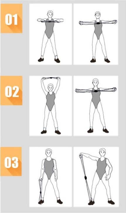 VIGOR - Wholesale Yoga Strap/Band - Yoga Fitness Resistance 8 Word Chest Expander Rope Workout M1